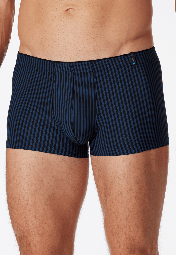 Schiesser Hip-Shorts Long Life Soft - Heren Onderbroek donkerblauw