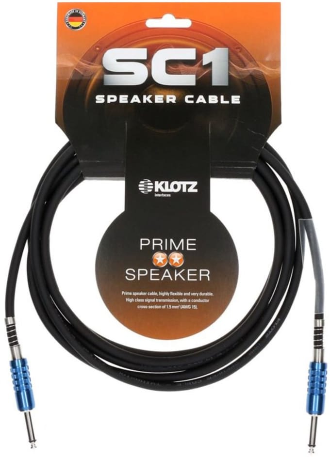 Klotz SC1PP05SW Speakerkabel 5 m - Luidsprekerkabel
