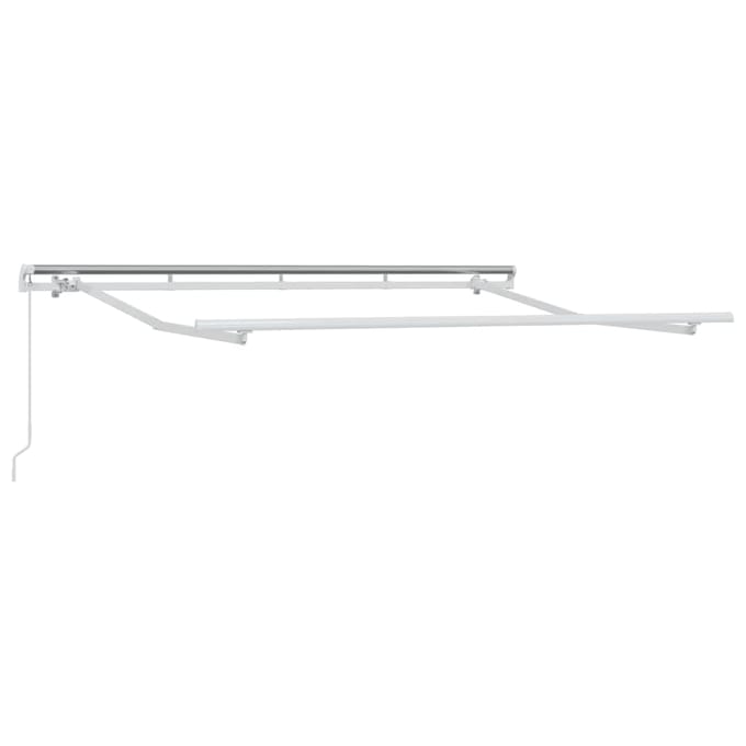 vidaXL - Zonnescherm - Frame - Wit - 3 - x - 2 - m - Metaal