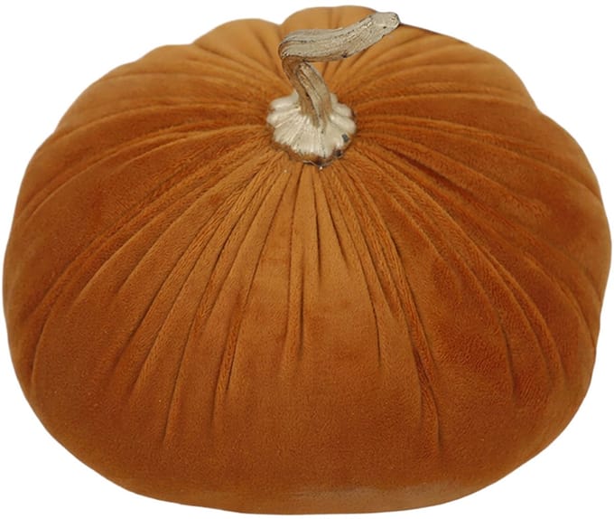 Clayre & Eef Decoratie Pompoen Oranje Kunststof Herfst decoratie