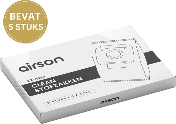 Airson X2 Robotstofzuiger - Stofzuigerzakken - 5 stuks