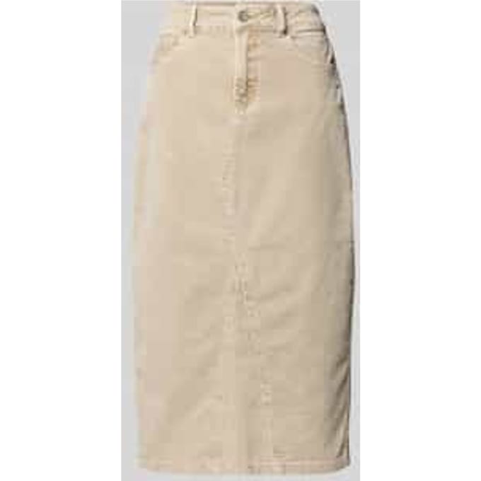 Midirok van corduroy met steekzakken