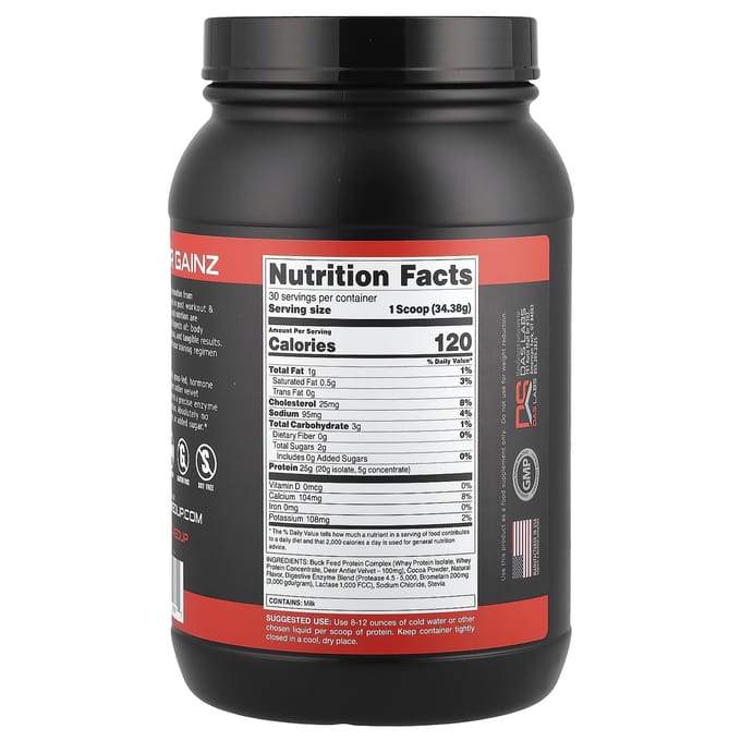 Bucked Up, McCee™, protéine, saveur chocolat, 36,37 oz (1,031 g)
