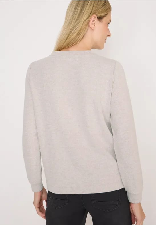 Gemêleerd shirt met knopen