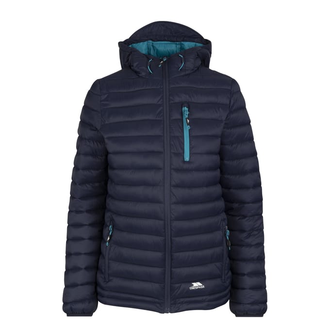 Trespass Dames/Dames Lenka gewatteerde jas met capuchon (Marine)