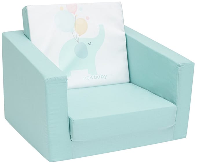 New Baby Elephant kindervouwstoel mint 37x45x42 cm - Schuimstoel