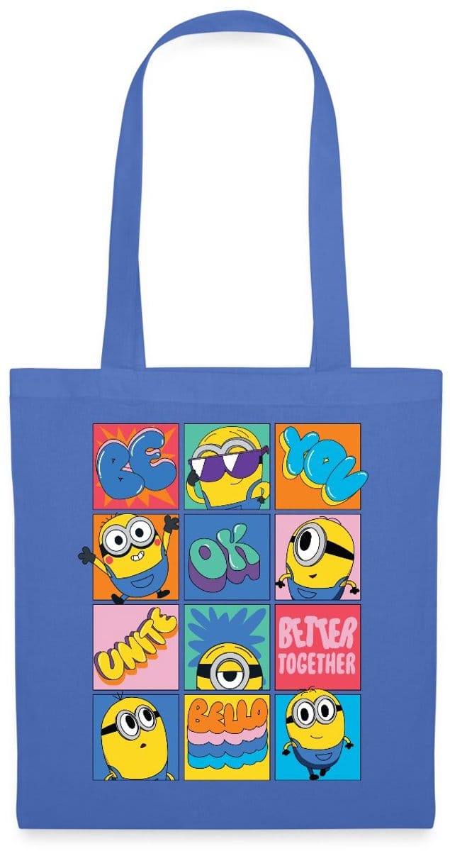 Minions Be You Positief En Lief Ontwerp Tas Van Stof Schoudertas