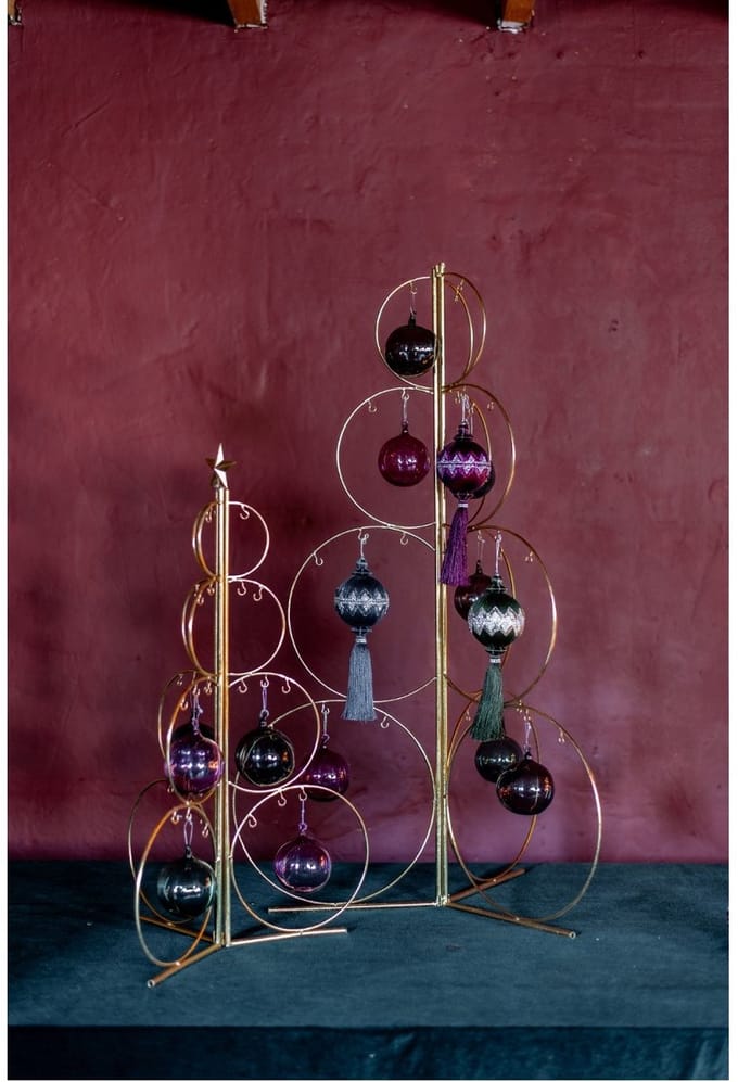 Home Society - Ornament Tree - Set van 2 - Goudkleurig