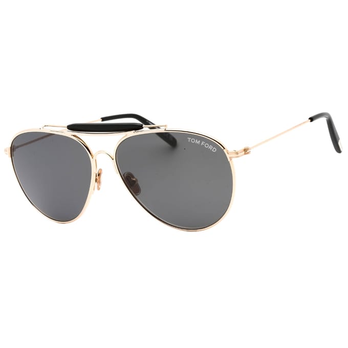 Tom Ford Raphael-02 glanzende roségouden zonnebril