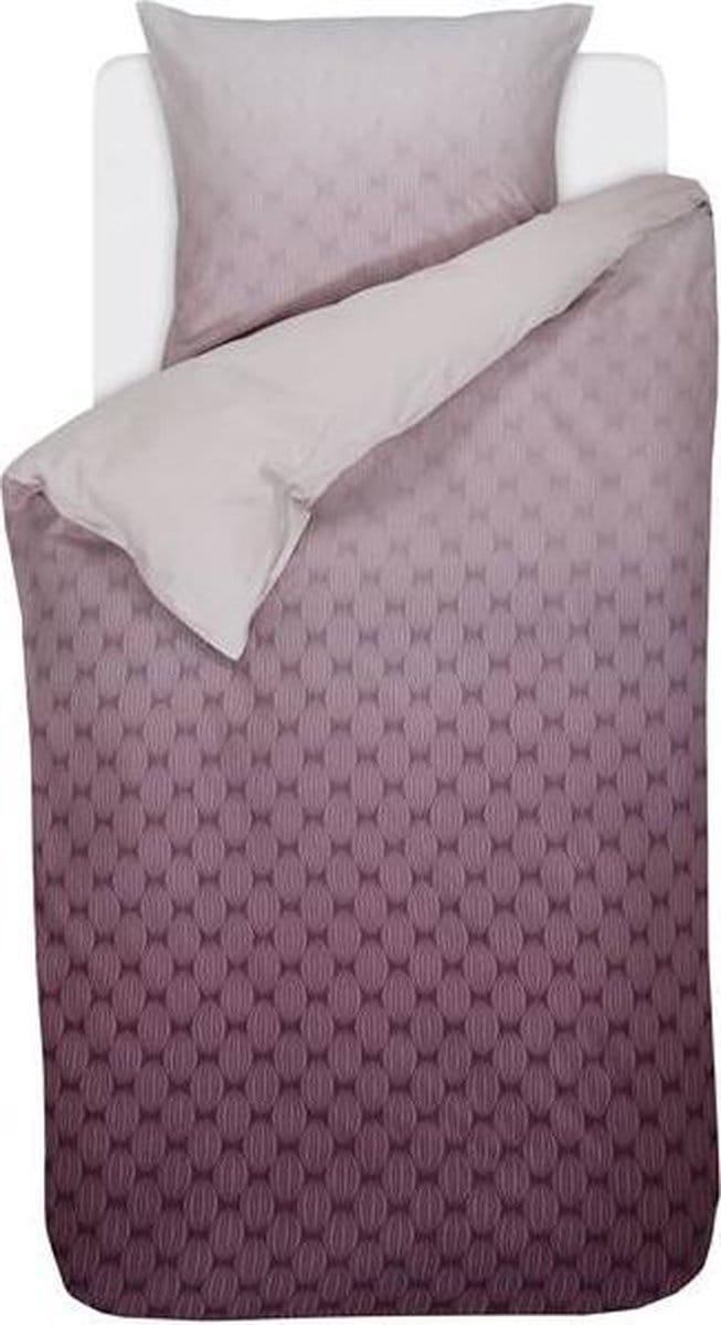 Esprit Dekbedovertrek Nouni - Eenpersoons - 140x200/220 cm - Bordeaux
