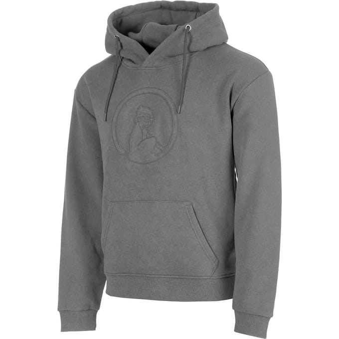 Quiet Please Crush Washed Out Loose Fit Sweater met capuchon Jongens-donkergrijs, donkergrijs