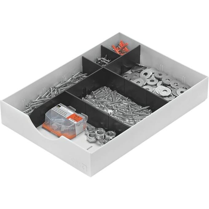 Systeemlade voor sorteerstation Styro styrodoc, wit