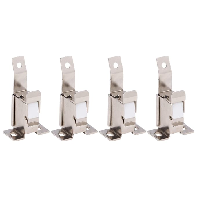 4 jeux de pinces pour rack FE Acier 304 Pinces pour châssis en acier Accessoires pour moules Conception de serrage automatique white