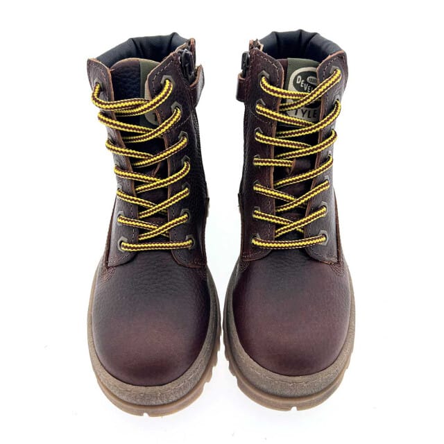 Develab - 45383 - Half-hoog - Kleur: Cognac - Maat: 33