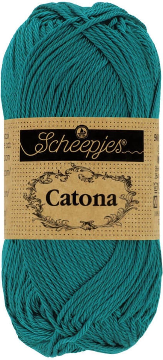 Scheepjes Catona 50 gram - 401 Dark Teal