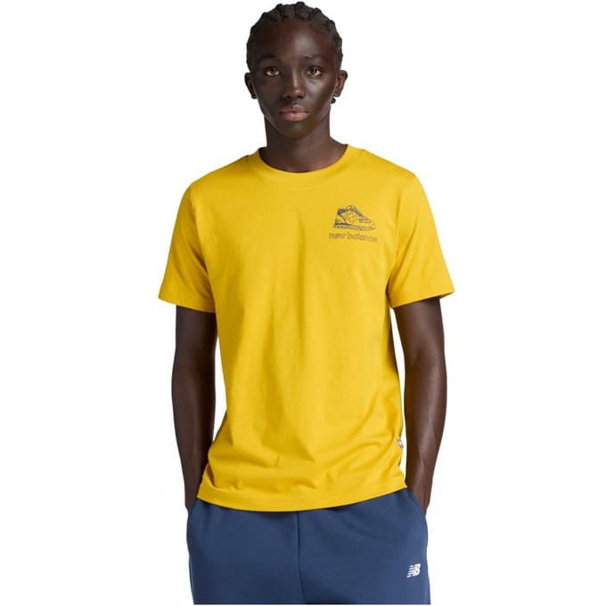 New Balance - Shoe Sketch T-shirt Middel Bruin Middelbruin M