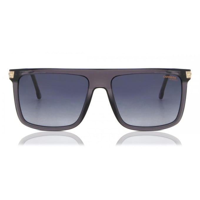 Carrera CARRERA 1048/S TRANSPARENT GREY BLACK/GREY SHADED 58/17/140 Unisex Zonnebrillen