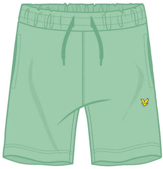 Lyle & Scott Sweat Short Broeken Jongens - Mint - Maat 164/170