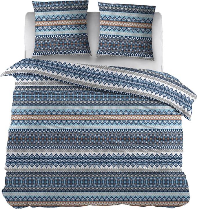 Snoozing Concombre Dekbedovertrek - Eenpersoons - 140x200/220 cm - Blauw