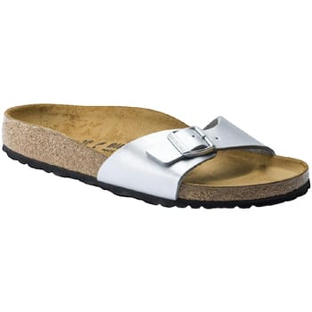 Birkenstock Madrid Dames Slippers - Zilver - Maat 37