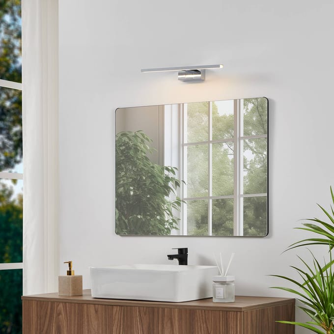 EGLO Conettilla Spiegellamp - Badkamer - LED - 40 cm - Chroom/Wit - Instelbaar wit licht
