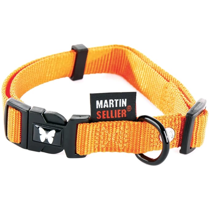 Verstelbare nylon hondenhalsband Martin Sellier 20-40/55