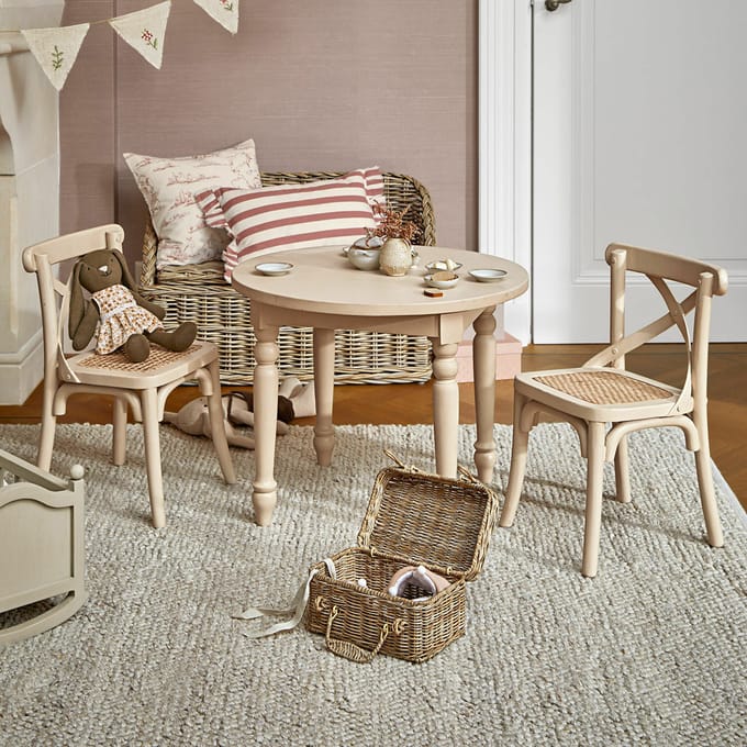 LOBERON Kindermeubelsetje Sourila beige
