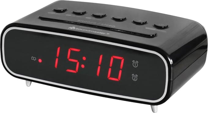 Digitale Radioalarmklok met Dubbel Alarm en Dimbaar LCD Scherm