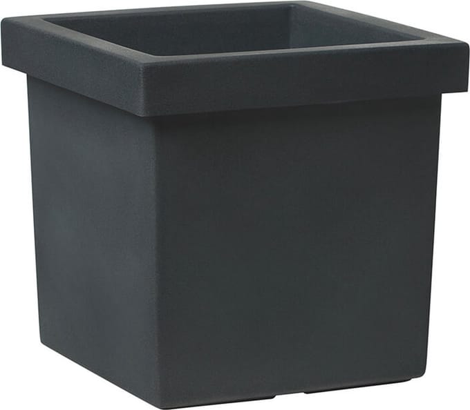 Elezza Gemini Plantenbak L55 x B55 x H47 cm - Antraciet