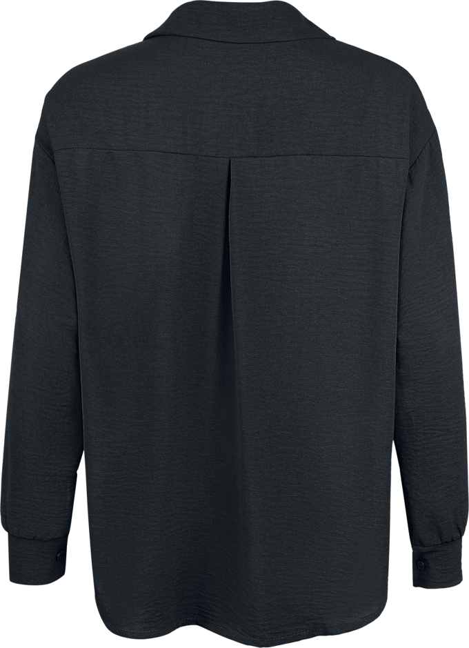 R.E.D. by EMP Blouse - Oversized Blouse - S tot M - voor Vrouwen - zwart
