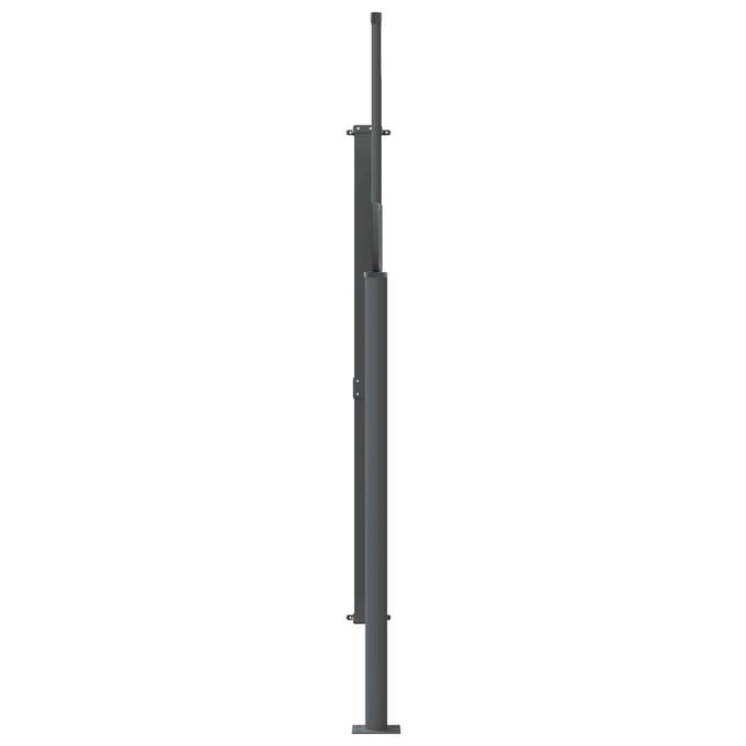 vidaXL - Uittrekbaar - Zijscherm - 160 - x - 300 - cm - 100% - polyester, - ijzer, - staal