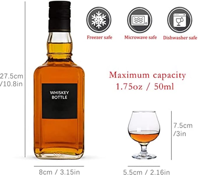 Leuke Set van 8 Schotglazen van 150ml – Perfect voor Cognac en Brandy