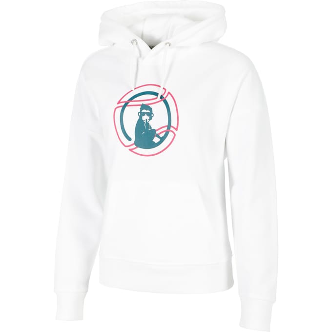 Quiet Please Create Sweater Met Capuchon Dames-Wit,Veelkleurig