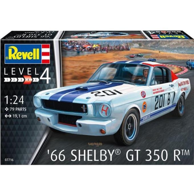 Revell Modelbouwpakket Auto - 07716 1965 Shelby GT 350 R Auto Plastic - 1:24 - Modelbouw