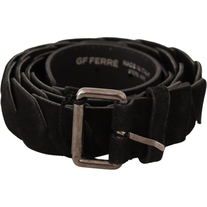 GF Ferre Zwarte WX Zilverkleurige Gesp Tailleband