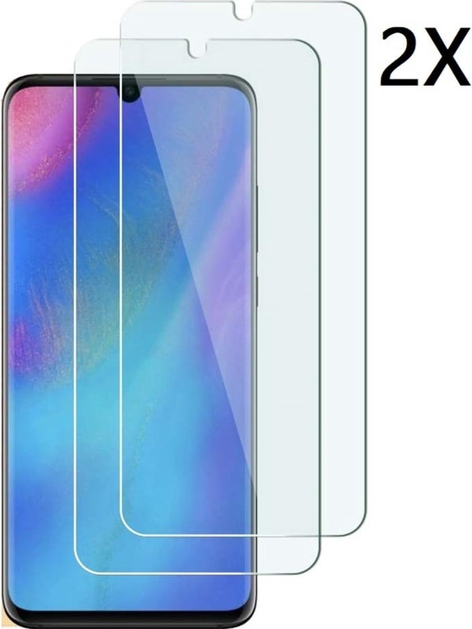 2Pack Geschikt voor Huawei P30 Lite / P30 Lite New Edition Screen Protector |Tempered glass | Beschermglas