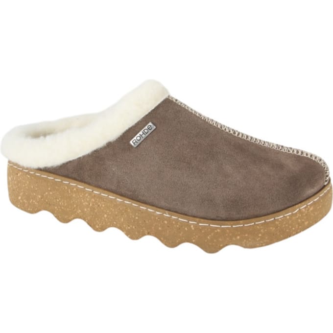Rohde Pantoffels bruin Synthetisch - Dames - Maat 40