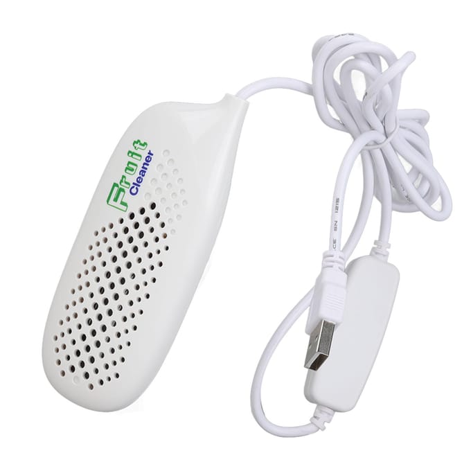 Lave-légumes Sûr IPX7 Étanche Conception à trous double face USB Auto Fruits Légumes white