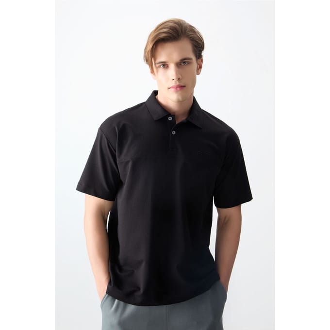 Oversized Polokraag T-Shirt