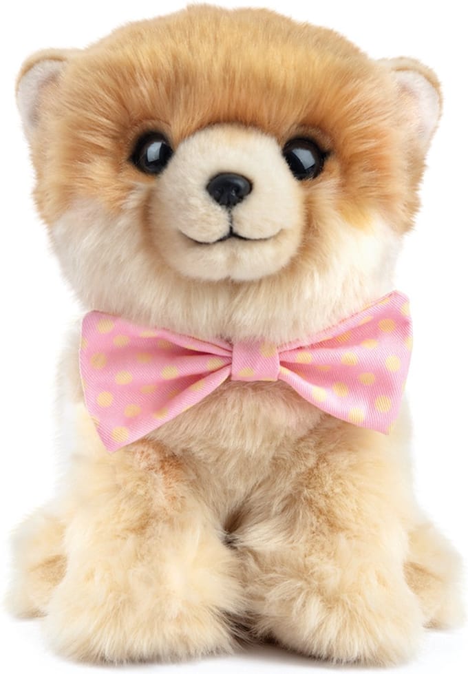 Studio Pets® Knuffel Pomeriaan Hond PomPom 23cm met GRATIS Koffer