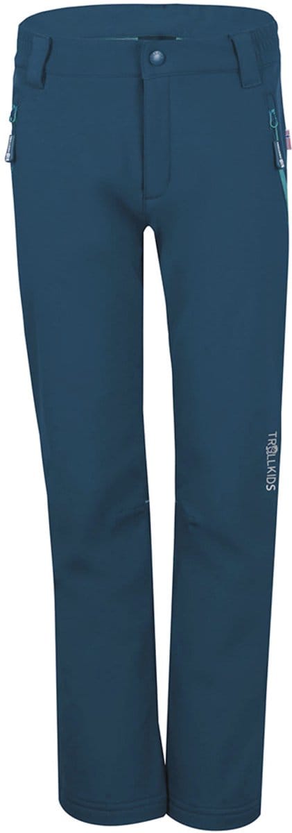 Trollkids Fjell Softshell Broek Blauw 110 cm Kinderen