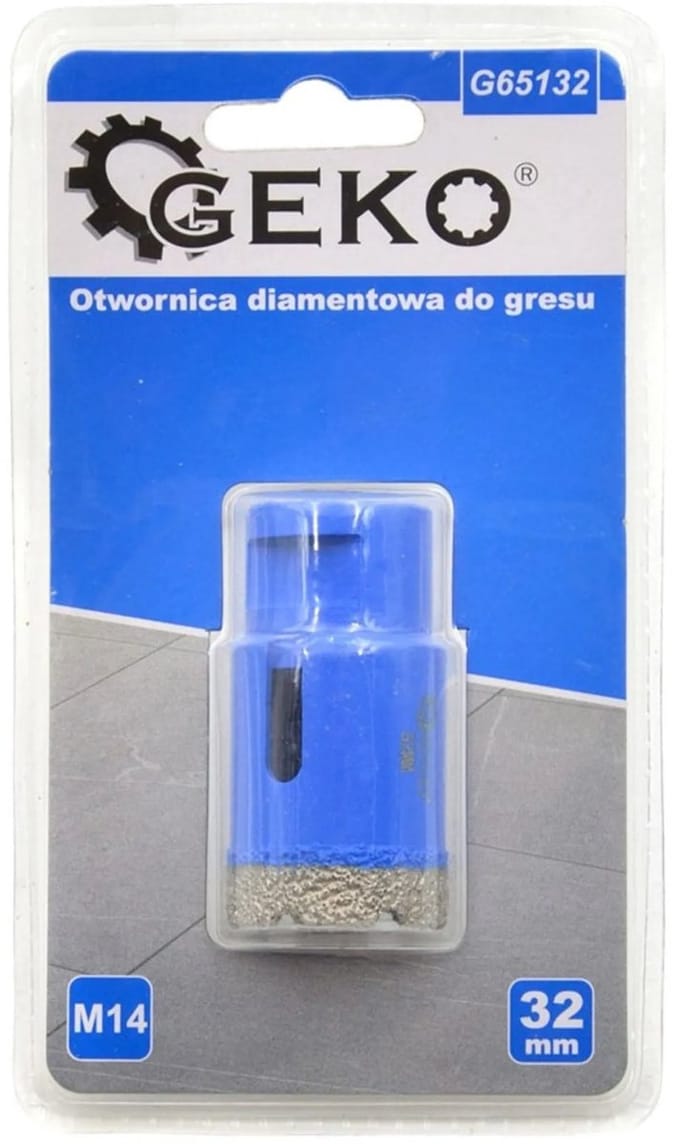 GEKO Diamantboor - Droog boren - M14 aansluiting - 32 mm diameter
