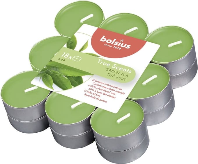 Bolsius Geurtheelichten Green Tea 18st