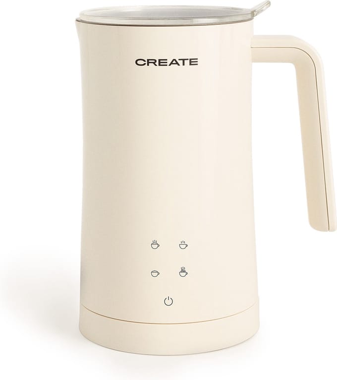CREATE - Verwarmer voor melkopschuimer - 580ml - 75 °C - Gebroken wit - MILK FROTHER STUDIO