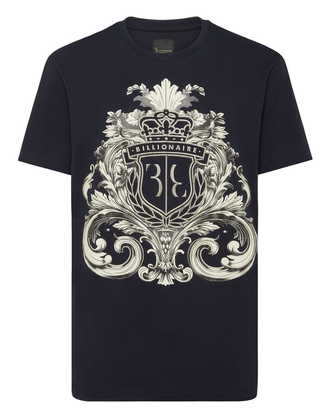 T-Shirt Ronde Hals Ss Crest Barok
