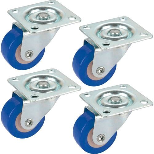 dörner + helmer Zwenkwiel Wieldiameter: 30 mm Draagvermogen (max.): 20 kg 4 stuk(s)