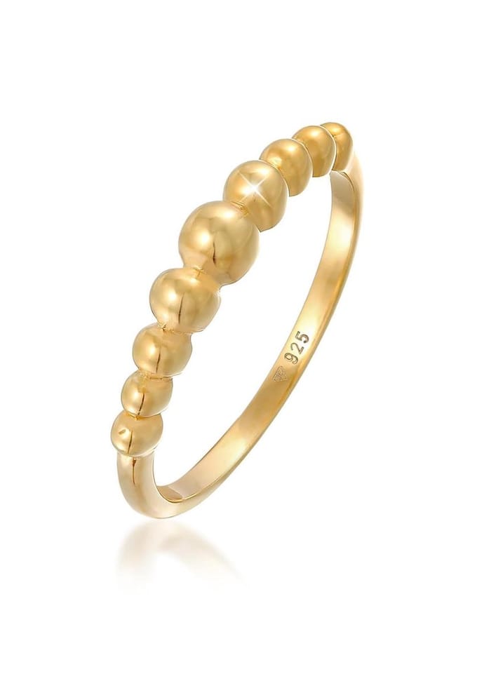 Elli - Ring - Dames Stacking Ring Bolletjes Optiek Blogger Trend in 925 Sterling Zilver - Dames