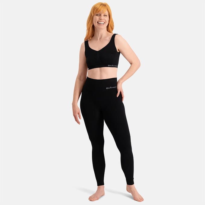 Comfortabel & Zijdezacht Bamboo Basics Seamless Legging Claire - Zwart - S