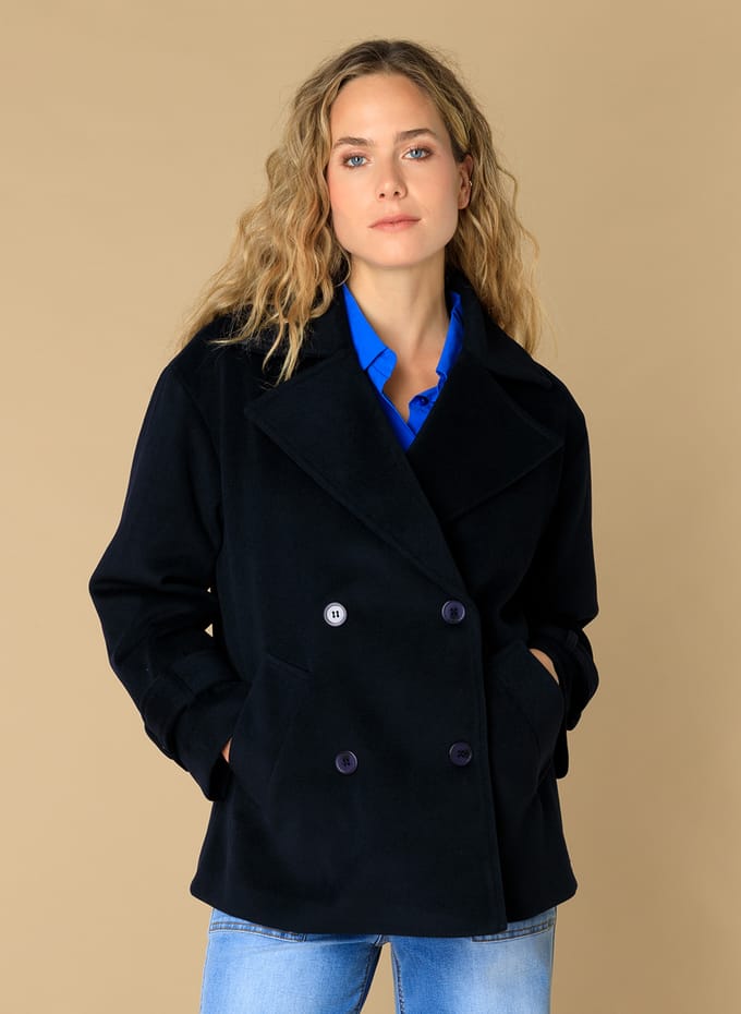 IVY BEAU Emmy Coats & Jackets - Dark Blue - maat 36