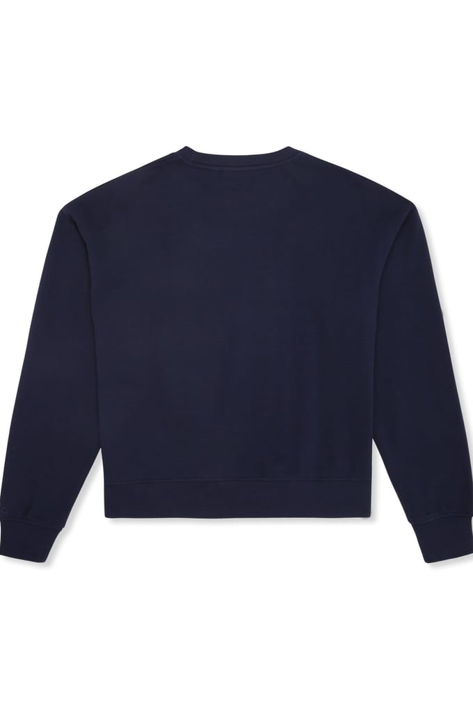FILA Parella Relaxed Graphic Crewneck Sweatshirt Black Iris Taglia: L | Maglioni a maglia Outlet | Donna | Nero
